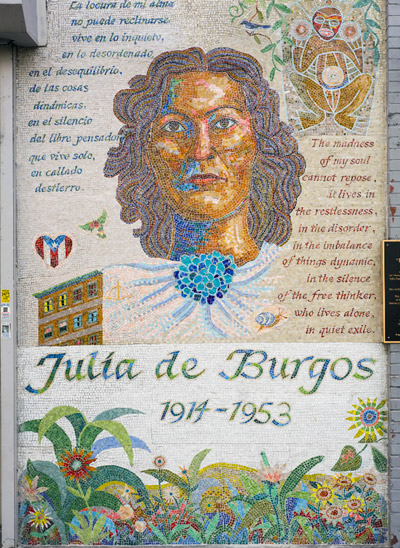 Julia de Burgos mural